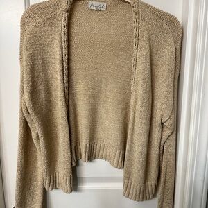 Marled Beige Women's Cardigan